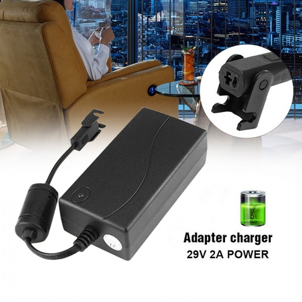29V 2A AC DC Power Supply For Electric Recliner Sofa Chair Adapter Transformer