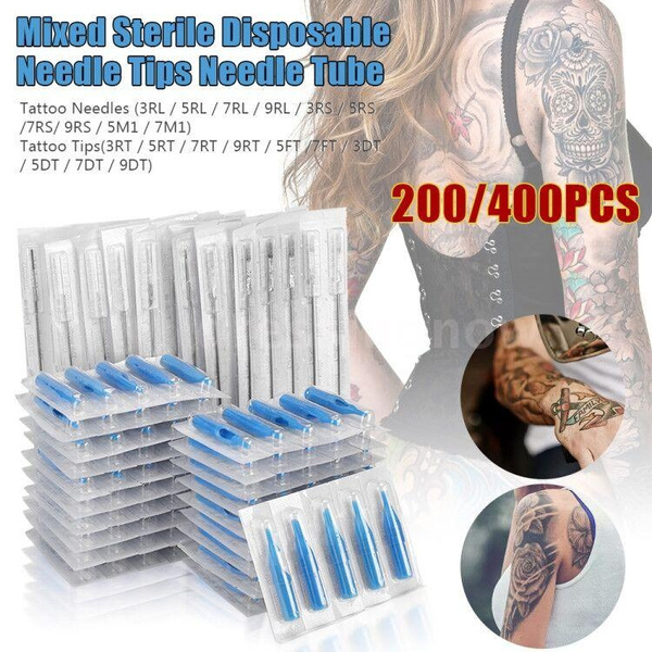 50PCSPack Mixed Tattoo Needle Set 1RL 3RL 5RL 7RL 9RL 5 Sizes Tattoo Tool  N3Q2  eBay
