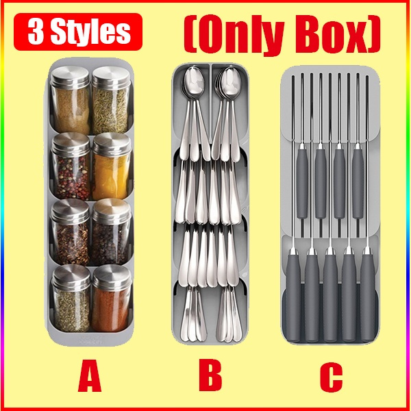 Brand New Kitchen Drawer Organizer Tray Spoon Cutlery Separation