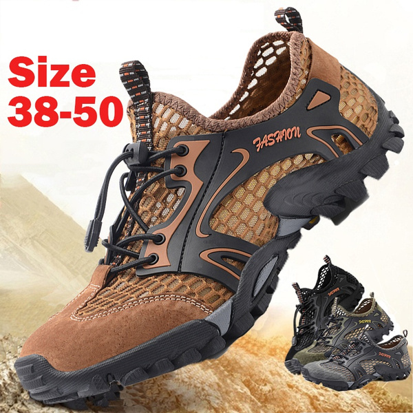 mens mesh hiking shoes