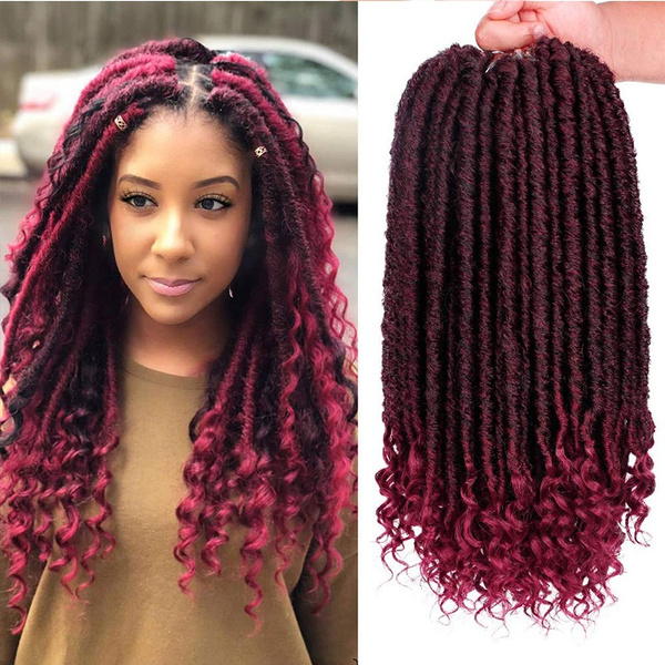 16 Inch Goddess Soft Faux Locs Curly Crochet Braids Island Goddess ...