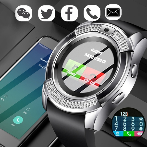 v8 bluetooth smartwatch