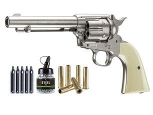nickel, co2gun, revolver, Kit