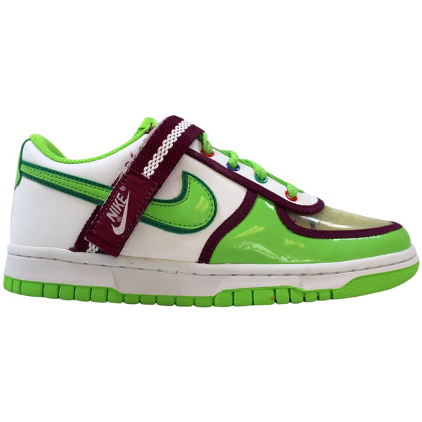 Nike Vandal Low White/Radiant Green-GRP-ATM Red 314675-131 Grade-School