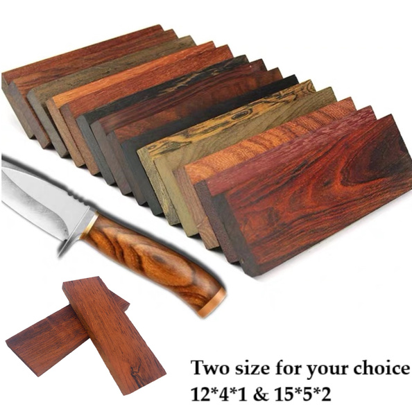 2 SIZE/ Wood Knife Scales /Dalbergia Wooden Knife Handle Scales/ Scales for  Knife Making Blanks Blades / DIY Material Tools