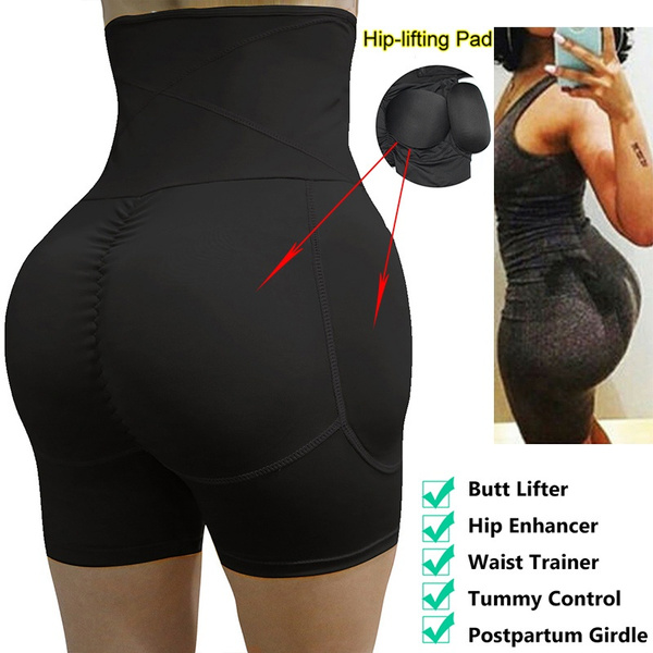 Black Beige Women Shaper Butt Lifter Hip Enhancer Padded Panties