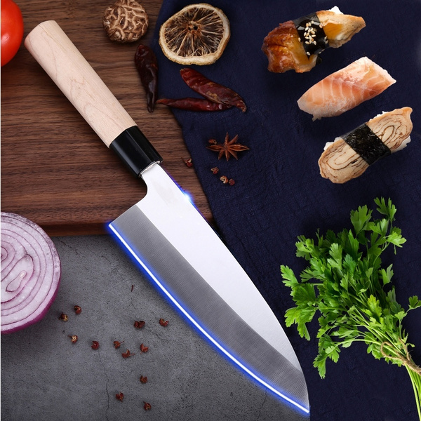 Professional Japanese Deba Knife Chef Knife Kitchen Knife Cleaver Slicer  Stainless Steel Kitchen Knives Kitchen Tools Santoku Knife Cooking Cutter  Meat Slicing knife Utility Knife Chef Knives Sashimi Knife Sushi Knife Fish