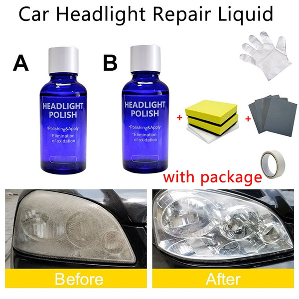 10ml/30ml Car Light Repair Liquid Car Headlight Oxidation Yellowing ...