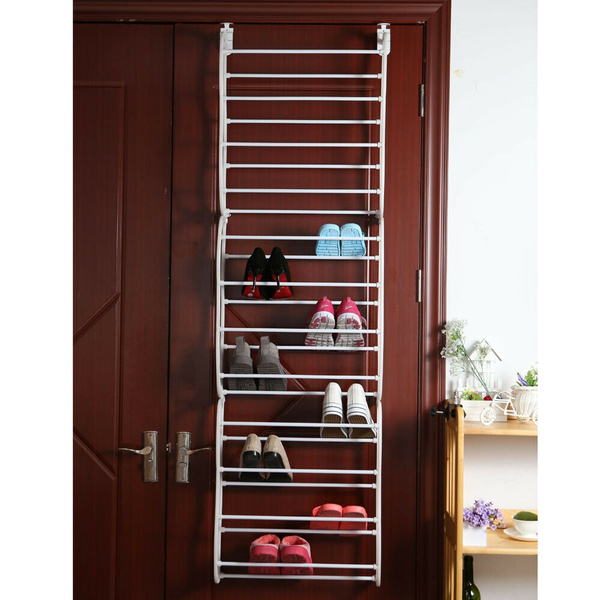 Over The Door 12 Layers Wall Hanging Shoe Rack Organizer Holder Closet Storage Wish