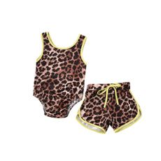 bathing suit, Fashion, bikini set, Leopard