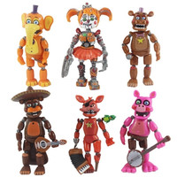 18pcs Lot Fnaf Five Nights At Freddy S Sister Location Circus Baby Funtime Foxy Ballora Puppet Freddy Bonnie Action Figure Toy Wish - roblox toy circus baby