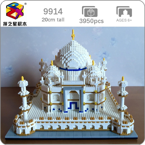Details about   3950pcs World Architecture Taj Mahal Palace DIY Mini Diamond Blocks Building Toy 