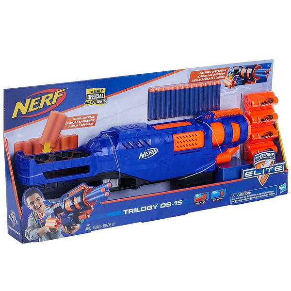 Lançador Elétrico de Dardos Estilo Nerf + 3 Pentes Cheios ( Semi-Novo )