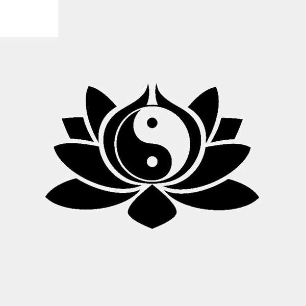 SELECT SIZE Lotus Black Car Vinyl Sticker 