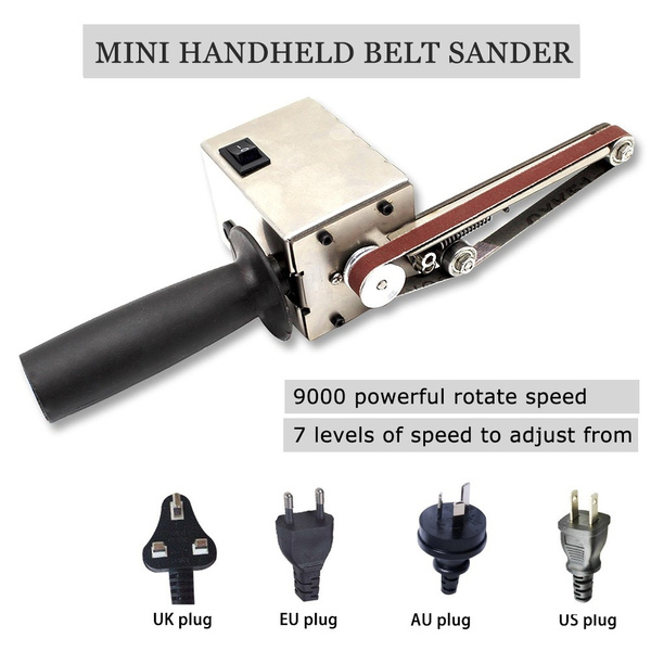 Hand held belt clearance grinder