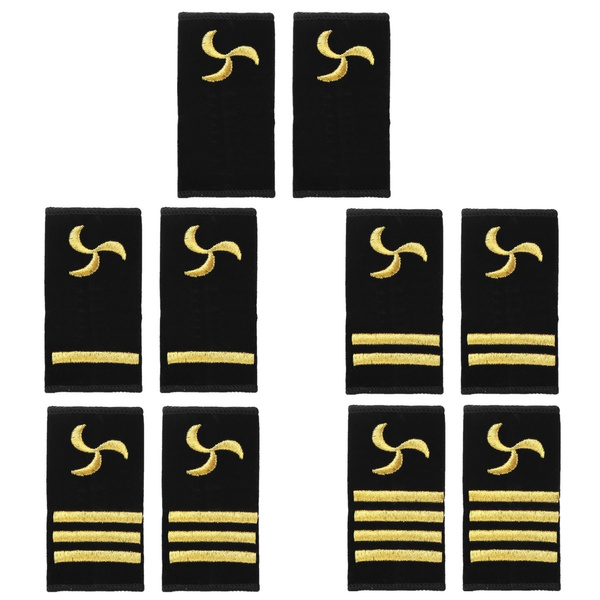 1 Pair Traditional Captain Epaulets Professional Sailor Pilot Uniform ...