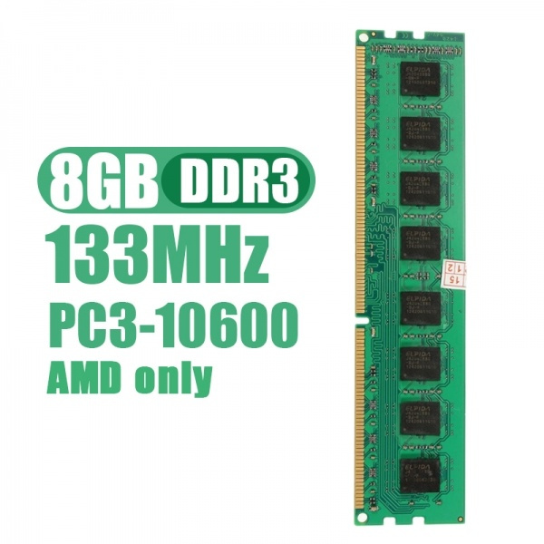 1 Latest 8gb Ddr3 Pc3 1333mhz 240pin For Amd Desktop Pc Dimm Memory Ram New Wish