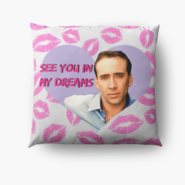 Nic cage pillow clearance case