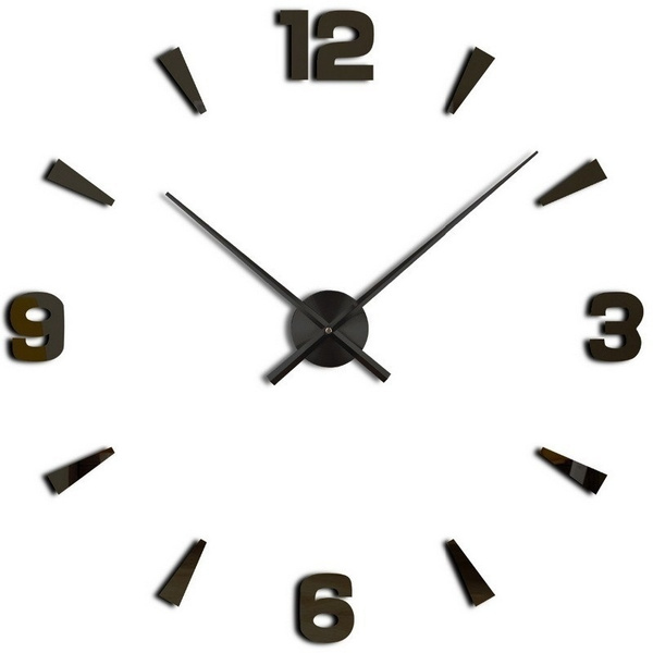 Modern Style DIY Creative Clock EVA Fun Digital Wall Clock Without