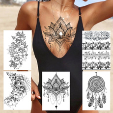 tattoo, Flowers, art, Jewelry