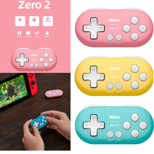 Cute Mini 8bitdo Zero 2 Bluetooth Gamepad Game Controller Support For Nintendo Switch Steam And Androids Games Wish