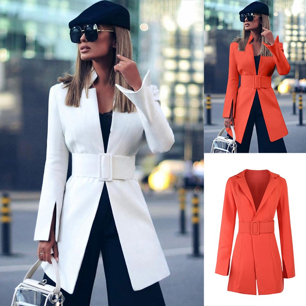 Women's split hot sale sleeve blazer