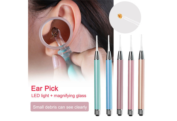 DIP Earpick LED Flashlight Earpick for Ear Wax Remover and Cleaner Ear  Cleaning Tools for Kids and Adults Baby Safe Luminous Visible Ear Spoon  Safety Ear Cleaner Ear Pick 