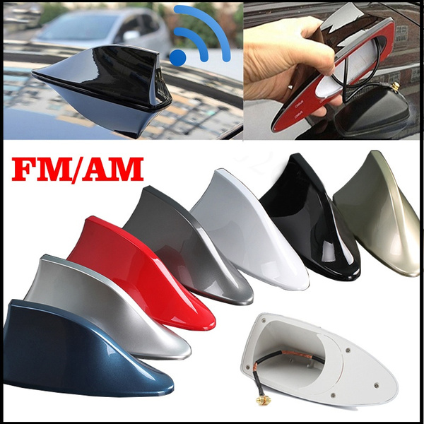 Fashion Car Radio Shark Fin Car Shark Antenna Radio Signal Design 