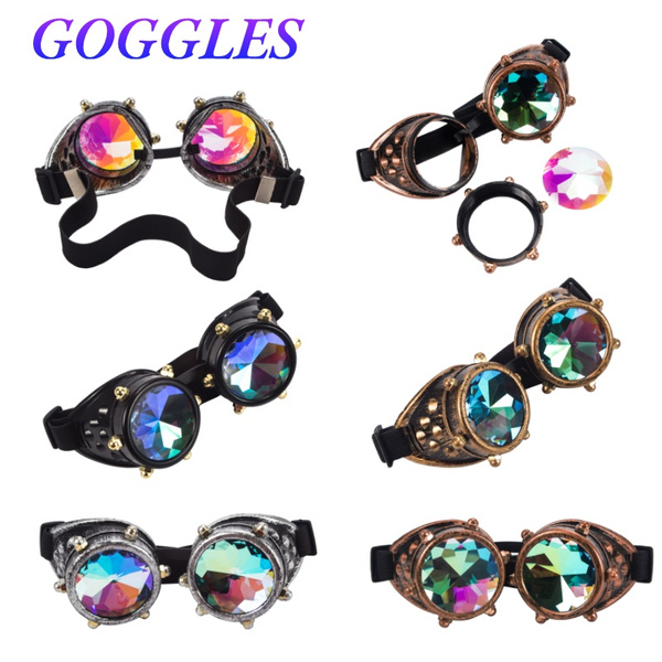 Fashion and New Vintage Style Steampunk Goggles Welding Punk Gothic Glasses Cosplay