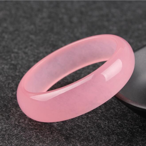 Pink jade shop bangle bracelet