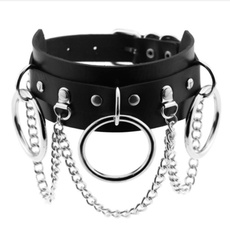 Goth, Fashion, punk necklace, Chain