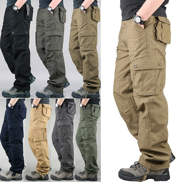 Fashion Plus Size Men Casual Cargo Pants Outdoor Hiking Trekking @ Best  Price Online | Jumia Egypt