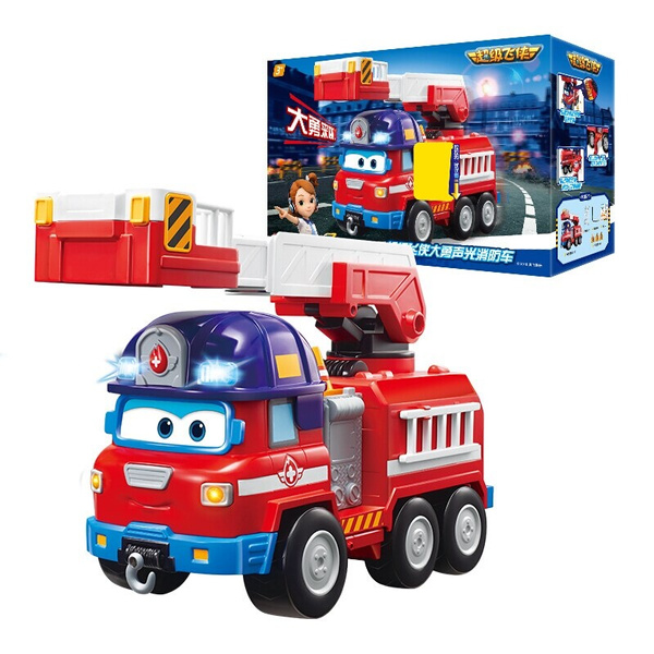 fire truck transformer toy