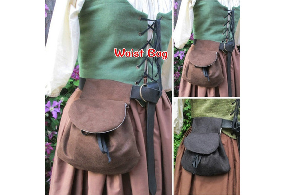 Medieval Vintage Waist Bag Pouch Bag PU Leather Pirate Bandage Bag Cosplay  Hip Bag Wallet for Men Wo…See more Medieval Vintage Waist Bag Pouch Bag PU