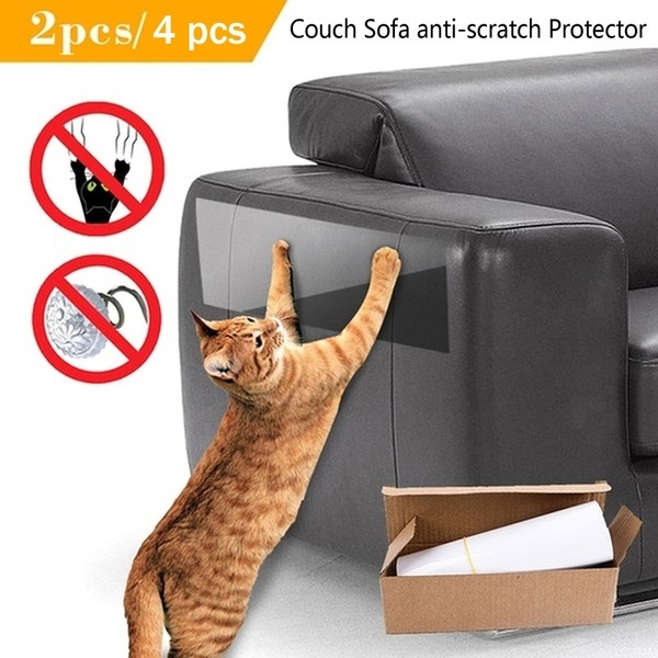 2 4 Pcs Cat Scratch Guard Mat Pet, Leather Scratching Post
