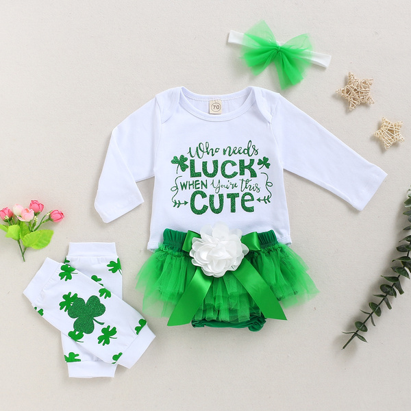 baby girl st patricks day outfit