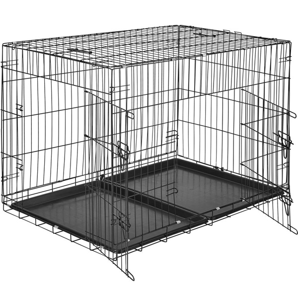Dog cage crate collapsible Hundebox Hondenkooi Cage de transport pour