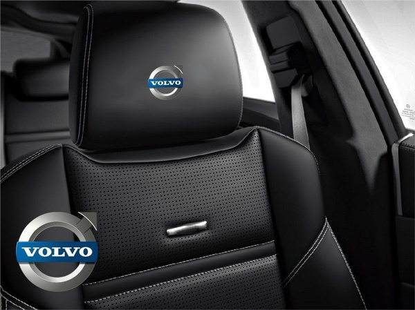 5x Volvo Logo Sticker for leather seats and other flat and smooth surfaces 