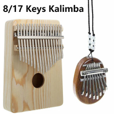 17keyskalimba, Musical Instruments, diypaintingkalimba, mahogany
