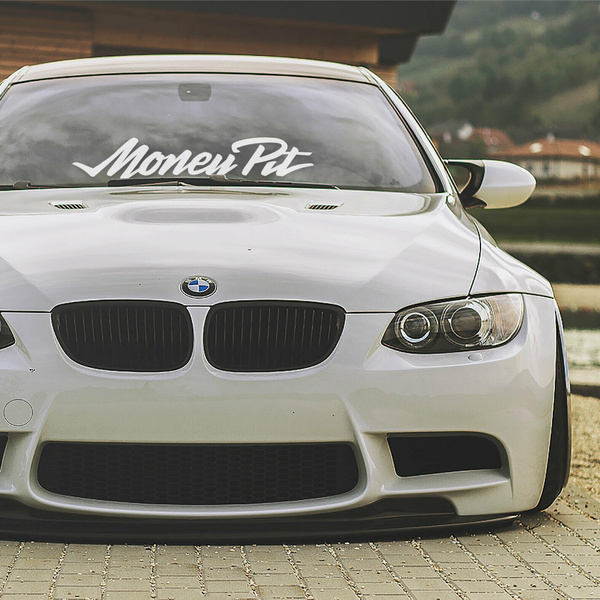 Bmw deals windshield banner