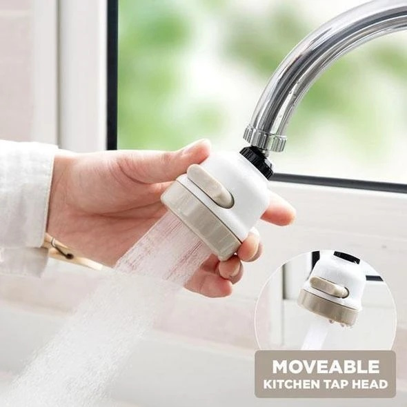 360° Rotatable Moveable Kitchen Tap Head Faucet Water Saving Filter Sprayer