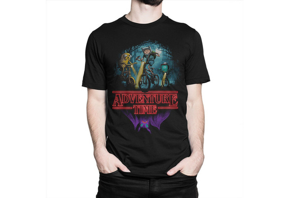 adventure time stranger things shirt