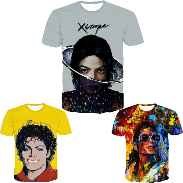 Michael Jackson 3D Printed T-shirt