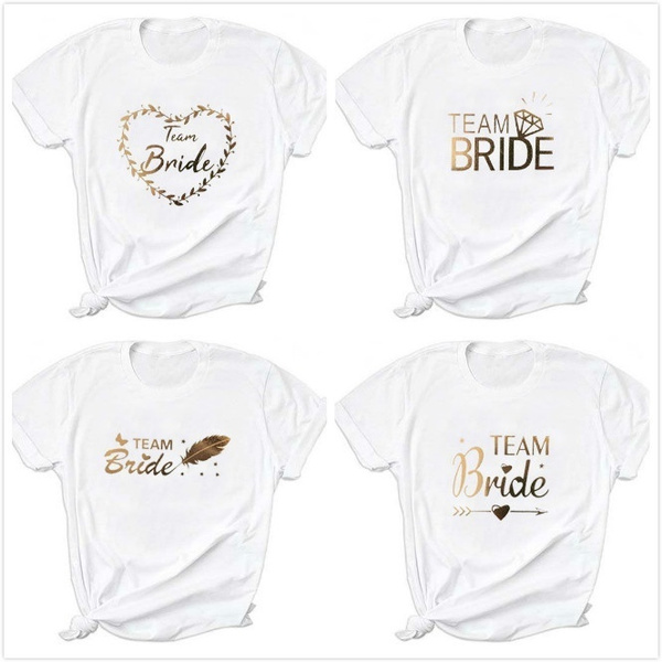 1pcs Team Bride Black I Do T-shirts, Bachelorette T-shirts, I Am the Bride Women Shirts, Hen T-shirts, Women Tees , Bride Squad | Wish