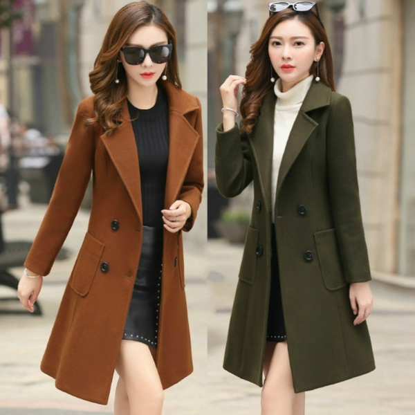 Midi wool clearance coat womens