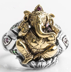 ringsformen, Fashion, Stainless Steel, elephantring