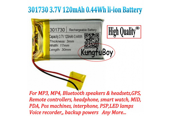 Electofic Mobile Battery For Generic 120 mAh Mini Battery