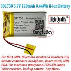 polymer, mp3battery, Dvr, Battery