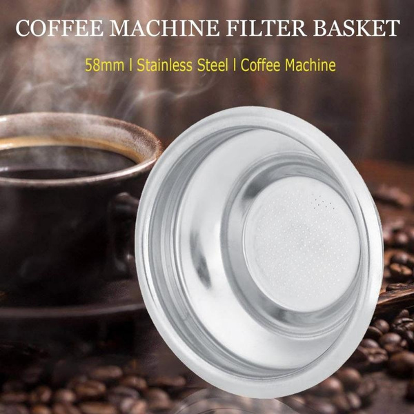 58mm Single//Double Porous Filter Bowl Basket Semi-Automatic Coffee Machine Bo Us