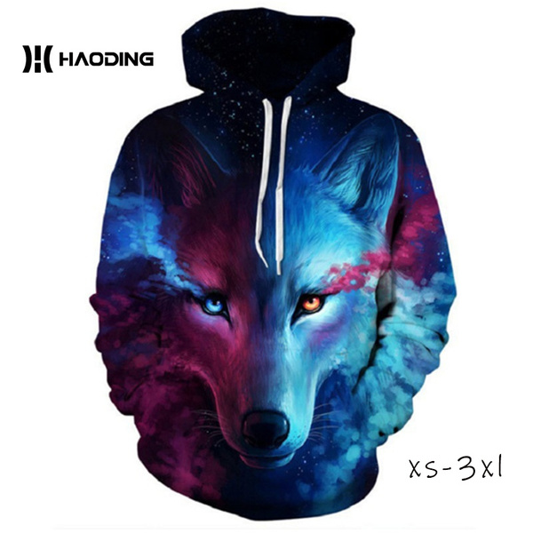 Wolf on sale hoodie wish